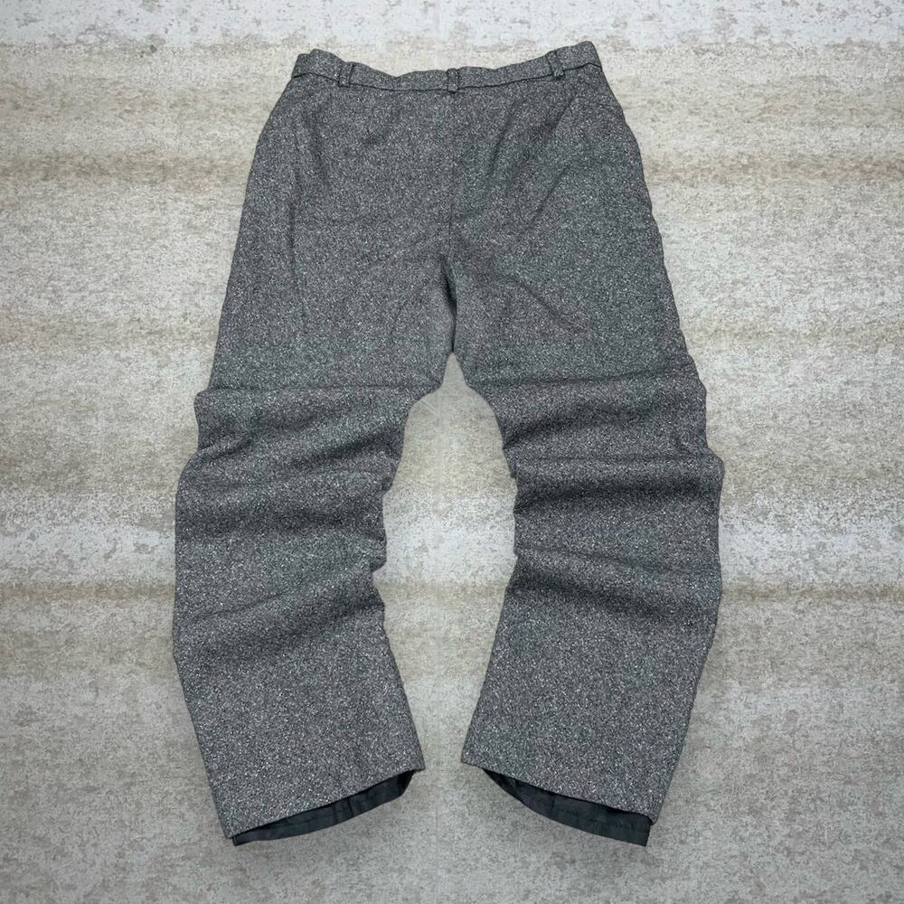 Vintage 90s Pendleton Dress Pants Womens 10 Baggy Smoke Grey Wool Made in USA